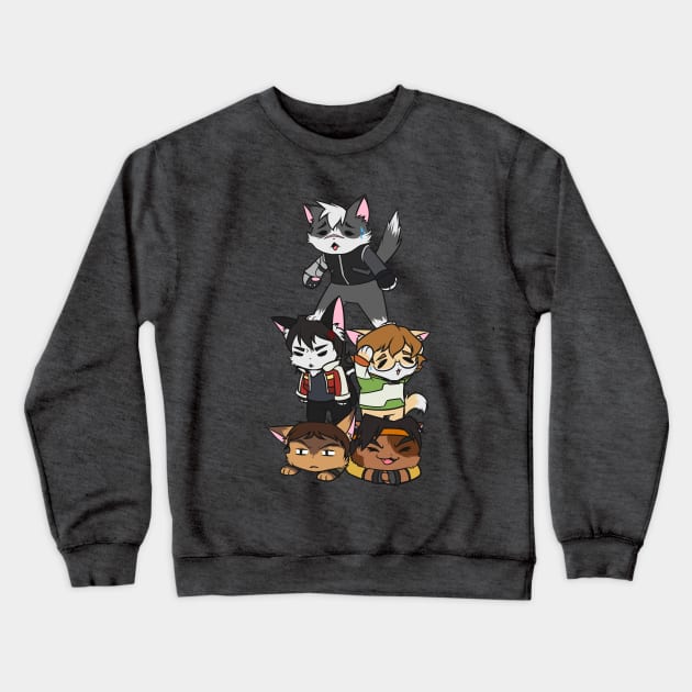 Forming Voltron: Are we doing this correctly? Crewneck Sweatshirt by hellotwinsies